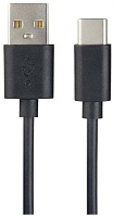 PERFEO (U4703) USB A вилка - Type-C вилка, 2.4A, черный, 1 м, Type-C ONE Кабель