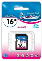 SMARTBUY (SB16GBSDCL10-00LE ) SDHC 16GB Class10 Карта памяти