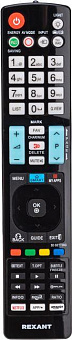 REXANT (38-0002) Пульт универсальный для телевизора LG с функцией SMART TV (ST-03) черный Пульт универсальный для телевизора