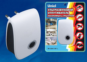 UNIEL (UL-00004562) UDR-E11 WHITE Устройство для отпугивания кротов и змей, на солнечной батарее