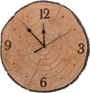 LEFARD 220-221 TREE 32*31*4см циферблат d21см Часы настенные