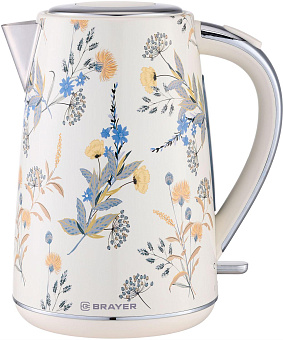 BRAYER BR1083YE (1,7л. металл) Чайник электрический