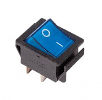 REXANT (36-2331) выключатель клавишный (RWB-502, SC-767, IRS-201-1) синий (50) Выключатель-кнопка