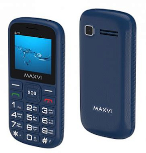 MAXVI B201 Blue Телефон мобильный