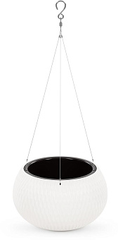 АЛЬТЕРНАТИВА М8726 Жемчужина 7л подвесное (белый) Кашпо АЛЬТЕРНАТИВА М8726 Жемчужина 7л подвесное (белый)