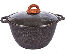 KUKMARA кго22а а/пр литая 2,0л стекл/кр Granit ultra original Кастрюля KUKMARA кго22а а/пр литая 2,0л стекл/кр Granit ultra original