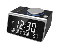 SOUNDMAX SM-1561U черный\зеленый РАДИОЧАСЫБУДИЛЬНИК