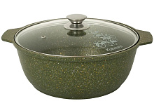 KUKMARA к11tsml а/пр литая 1,0л стекл/кр Trendy style malachite Кастрюля KUKMARA к11tsml а/пр литая 1,0л стекл/кр Trendy style malachite
