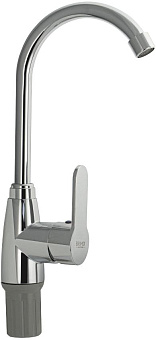 BRIMIX 5911 Смеситель для кухни, боковой, шаровый, из высокопрочного АБС пластика, цвет ХРОМ Смесители