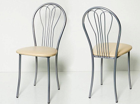 БИТЕЛ Ромашка (серебро,борнео крем) Стул