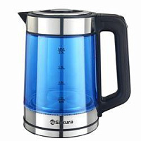 SAKURA SA-2746BL 2л голубой Чайник электрический
