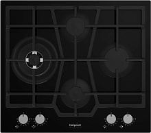 HOTPOINT HGMTS 643 BL Чёрный Варочная панель газовая