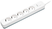 PERFEO (PF_C3967) POWER STREAM - 5 роз - 5,0 м - белый Сетевой фильтр