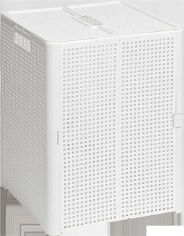 VIOLET Лофт 50 л складная с крышкой белая 895106 Корзина для хранения