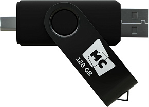 MORE CHOICE (4620202559104) USB 128GB 2.0 Type-C МФ128а Silver