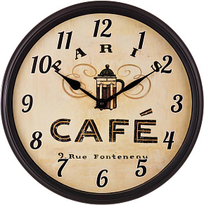 LEFARD 220-159 CHEF KITCHEN 35,5*35,5*5см циферблат d31см Часы настенные