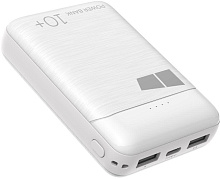 MORE CHOICE (4627151193762) PB32-10 White - 10000mAh 2USB Power bank