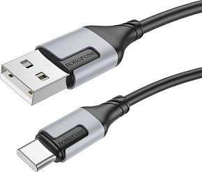 BOROFONE (6941991108273) BX101 USB 3.0A для Type-C Black 1 м Кабель