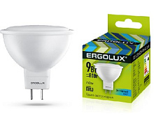 ERGOLUX (13625) LED-JCDR-9W-GU5.3-4K Лампа светодиодная