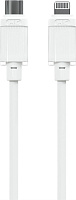 MORE CHOICE (4620202553874) K67ia USB 3.0A PD 27W для Lightning ng 8-pin Type-C - 1м , белый Кабель