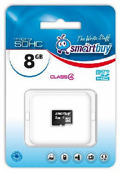 SMARTBUY (SB8GBSDCL4-00) MicroSDHC 8GB Сlass4