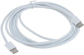 ELTRONIC (1-15) 3.0A/60W тканевая оплетка (белый)