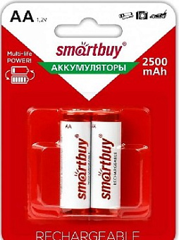 SMARTBUY (SBBR-2A02BL2500) - 2500 mAh Аккумулятор