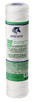 UNICORN механический из полипропиленового шнура 10 10 микрон РР 1010 Картридж UNICORN Картридж механический из полипропиленового шнура 10" 10 микрон Р