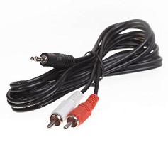 SMARTBUY KA315 3.5 JACK (M) - 2XRCA (M) стерео-аудио 5M в пакете (5) Аудиокабель