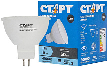 СТАРТ (10575) LEDJCDRGU5.3 6W40 Лампа светодиодная