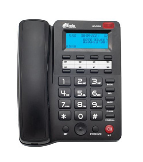 RITMIX RT-550 Black Телефон проводной