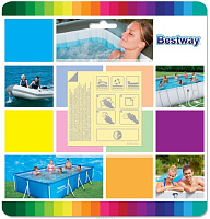 BESTWAY Ремонтный набор, водостойкий, 10 шт., 62091 Ремонтный набор BESTWAY Ремонтный набор, водостойкий, 10 шт., 62091
