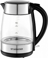 STARWIND SKG3026 1.7л. 2200Вт черный/серебристый (стекло) Чайник