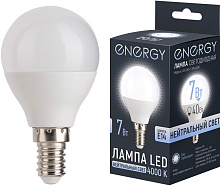 ENERGY LED G45-7-E14-4000 (109316) Лампа светодиодная