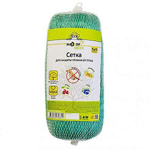 NADZOR Сетка для защиты урожая от птиц (12*12мм), 5*5м. Garden SET123 Сетка для защиты урожая от птиц NADZOR Сетка для защиты урожая от птиц (12*12мм)