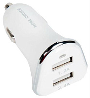 MORE CHOICE (4627151191409) AC22i АЗУ 2USB 2.4A для Apple 8-pin White АЗУ