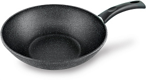 НЕВА МЕТАЛЛ ПОСУДА L3128Wi а/пр литая Вок 28см Гранит индукция