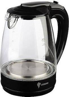 LEONORD LE-1514 black (1,7л. стекло) 107166 Чайник электрический