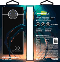 MORE CHOICE (4610196406768) PB40-30 30000mAh Black Повербанк