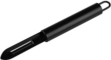 MALLONY Овощечистка с вертикальным лезвием, CLASSICO NERO, из нержавеющей стали, цвет - черный, non-stick (105276)