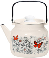 ЛЫСЬВА 2713П2/4Жм Яблоневый цвет эмал 3,5л Чайник