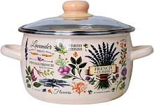 APPETITE 1RC181S Эдем эмал сфер 3,0л стекл/кр Кастрюля APPETITE 1RC181S Эдем эмал сфер 3,0л стекл/кр