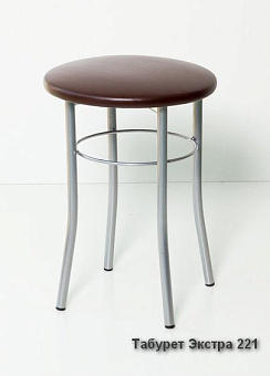 БИТЕЛ ЭКСТРА Табурет Серебро/Шоколад С.-221 (2 упак.) Табурет