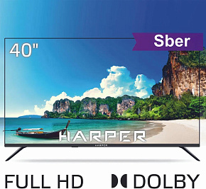 HARPER 40F685TS FHD SMART Салют LED телевизор