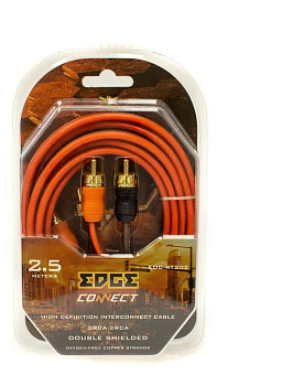 EDGE EDC-RT202 межблочный медный 2RCA-2RCA - 2.5м Кабель