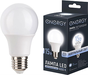 ENERGY LED А60-15-E27-4000 (109311) Лампа светодиодная