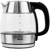 CENTEK CT-0018 (1,2л, стекло) Чайник