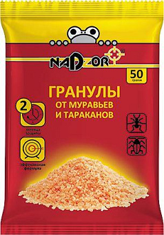NADZOR GRAN123 50г Гранулы от муравьев