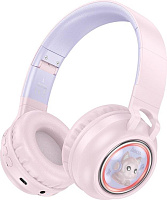 HOCO (6942007619585) W50 Bluetooth 5.3 Pink Наушники