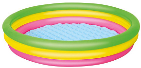 BESTWAY 51103 BESTWAY 51103 Бассейн надувной круглый 152х30 см с надувным дном